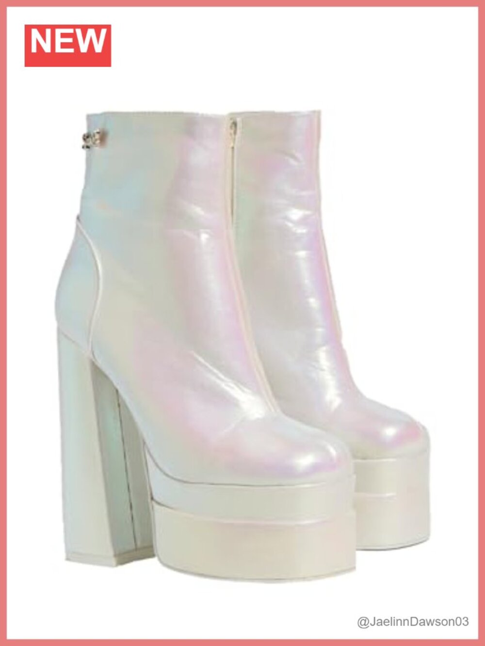 Women's Chunky Block Heel Platform Ankle Boots Retro 60s Style Booties